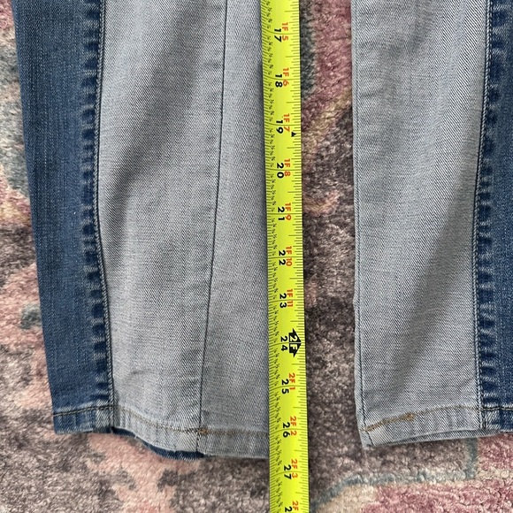 Please Jeans High Rise Handmade in Italy Two Tone Size Medium - Picture 7 of 7